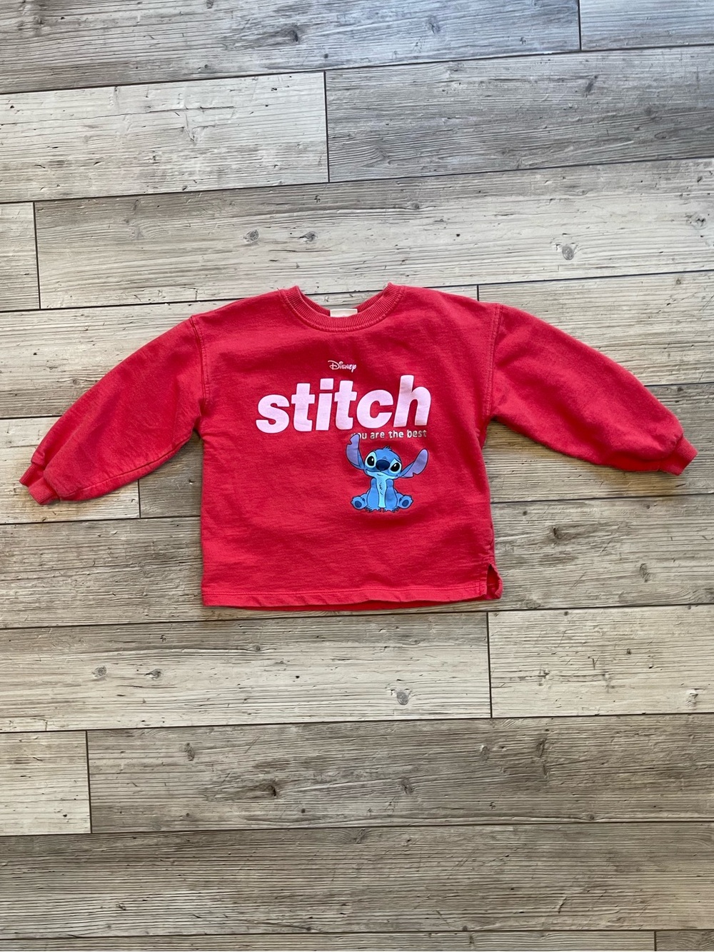 Zara | Disney Stitch & Angel Sweatshirt | Size: 5T